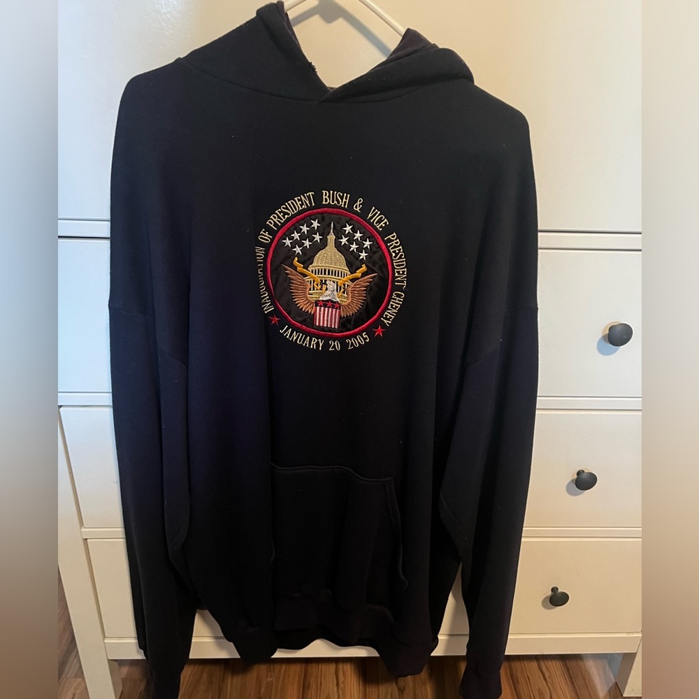 George W. Bush Inauguration Sweatshirt Jan 20 2005